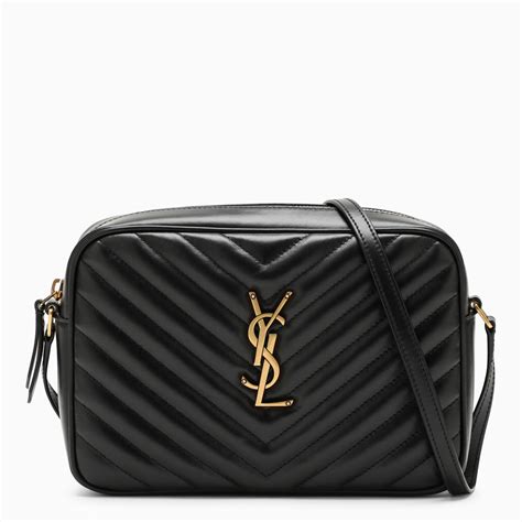 Saint Laurent Borsa Lou nera in pelle trapuntata 